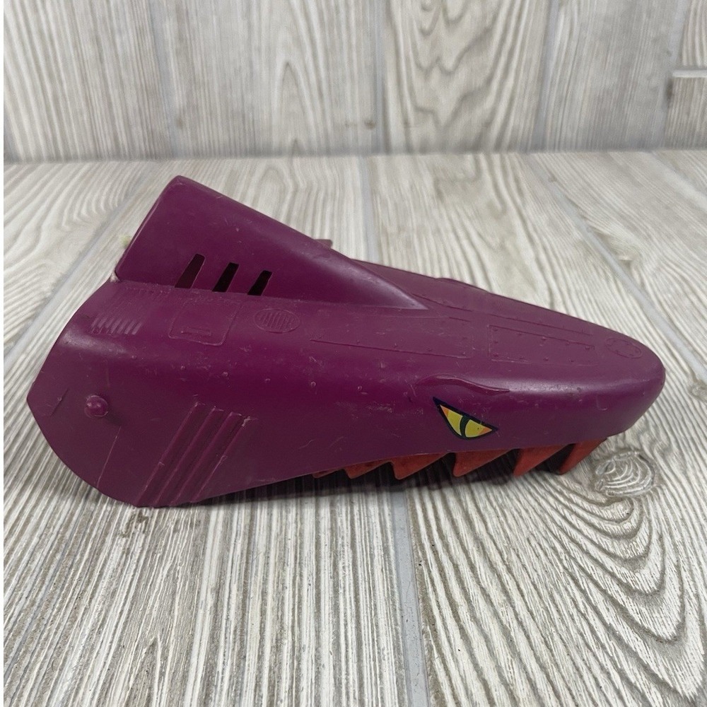 Vintage He-Man MOTU Land Shark Front Cockpit Head Part Mattel 1984 Purple